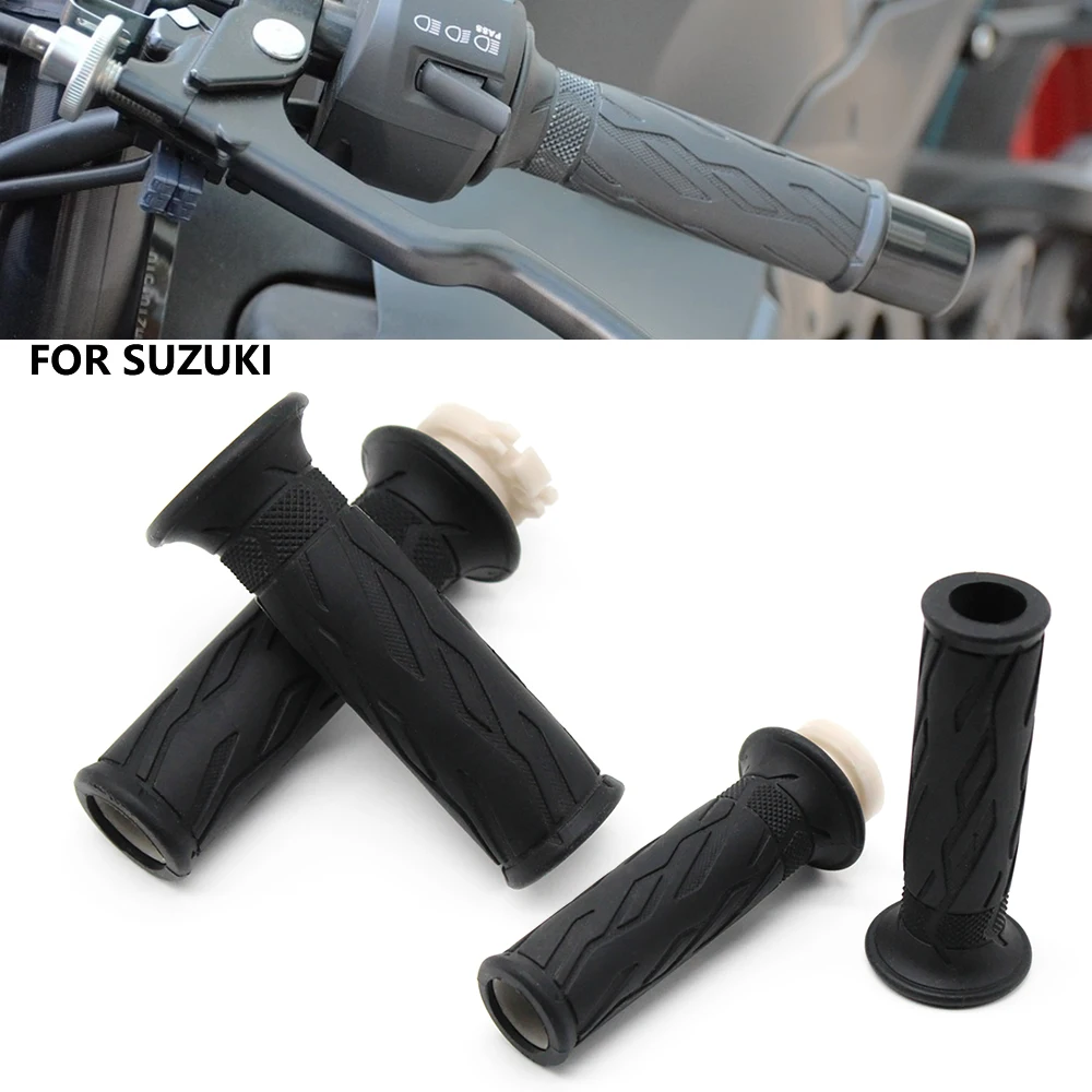 

For SUZUKI GSXR600 GSXR750 GSXR1000 GSR750 GSX-S750 GSX-S1000 Motorcycle OEM Rubber Handle Grips Handle Glue Throttle Handlebar