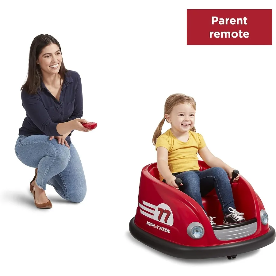 6Vバッテリー駆動のバンパーカー、リモコン付き電動乗用玩具、1.5歳以上のお子様向け