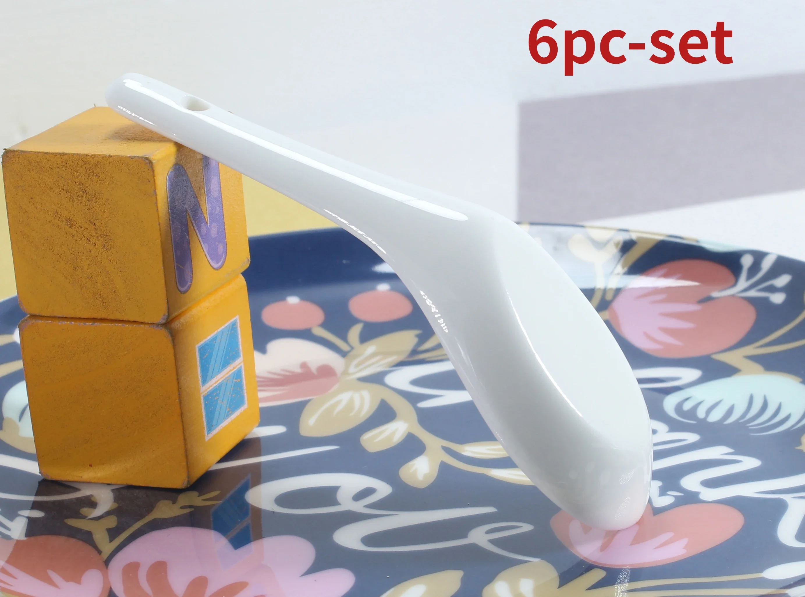 5 قطعة مجموعة عادي الأبيض العظام ملعقة سيراميك كيس ملعقة شوربة ، الخزف عشاء الطفل الصين الصينية الأرز مغرفة الآيس كريم الكورية مغرفة