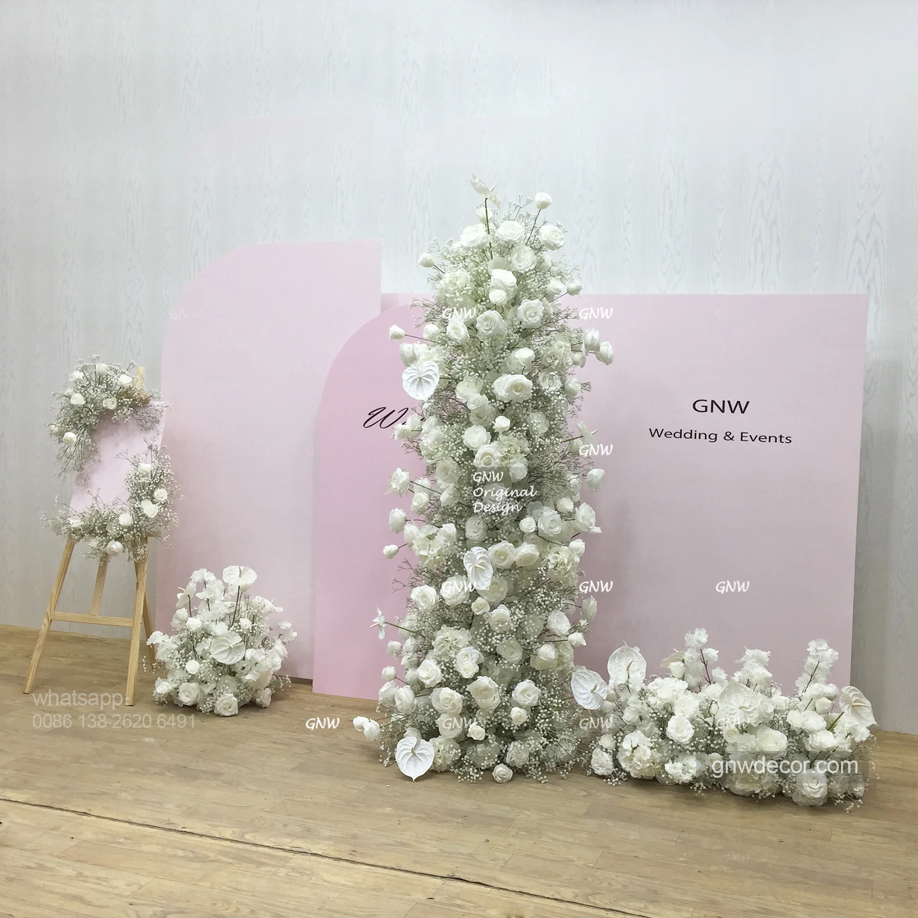 New Arrival Design And 210cm Silk Flowers Arch For Wedding And Party Planning Durable & Customizable