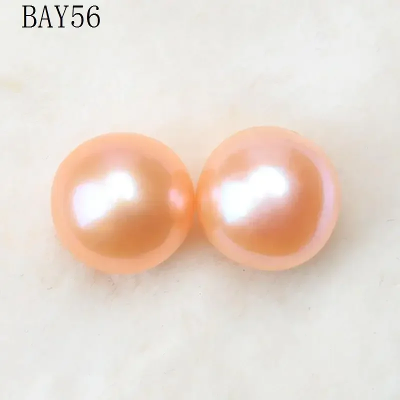 10MM Round Natural Freshwater Edison Baroque Pearl Paired with Colorful Candy Colors Customized Earrings DIY Various Jewelry