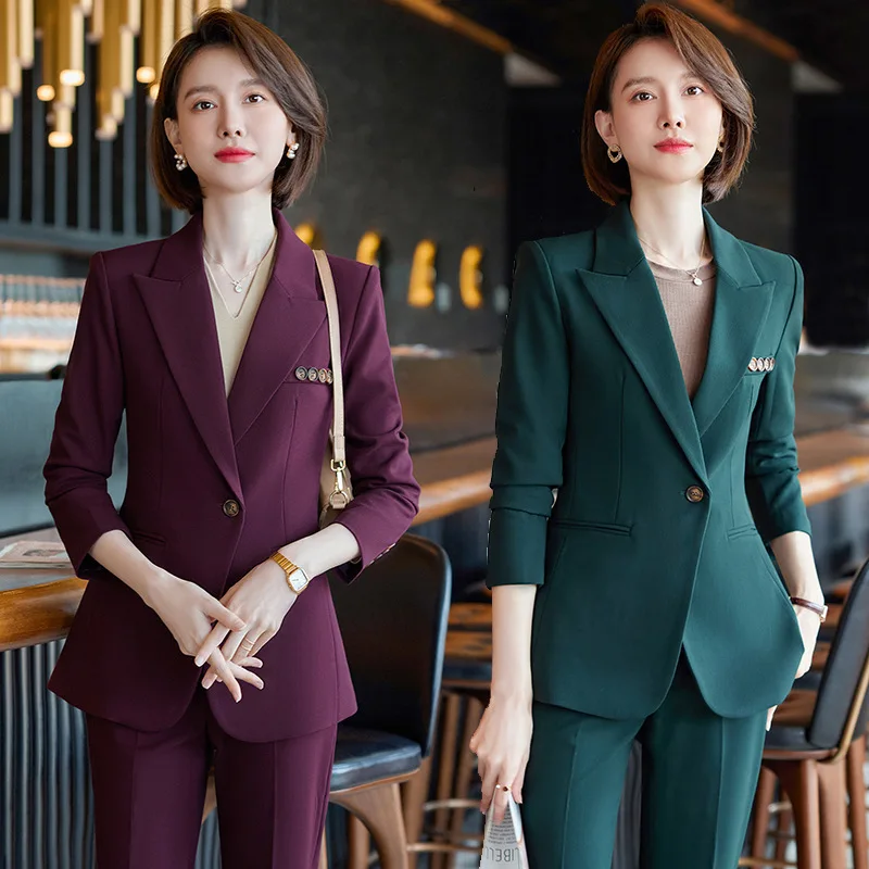 

High-End Business Suit Women's Spring and Autumn Temperament Goddess Style Formal Wear Manager Work Clothes High-Grade Qualifica