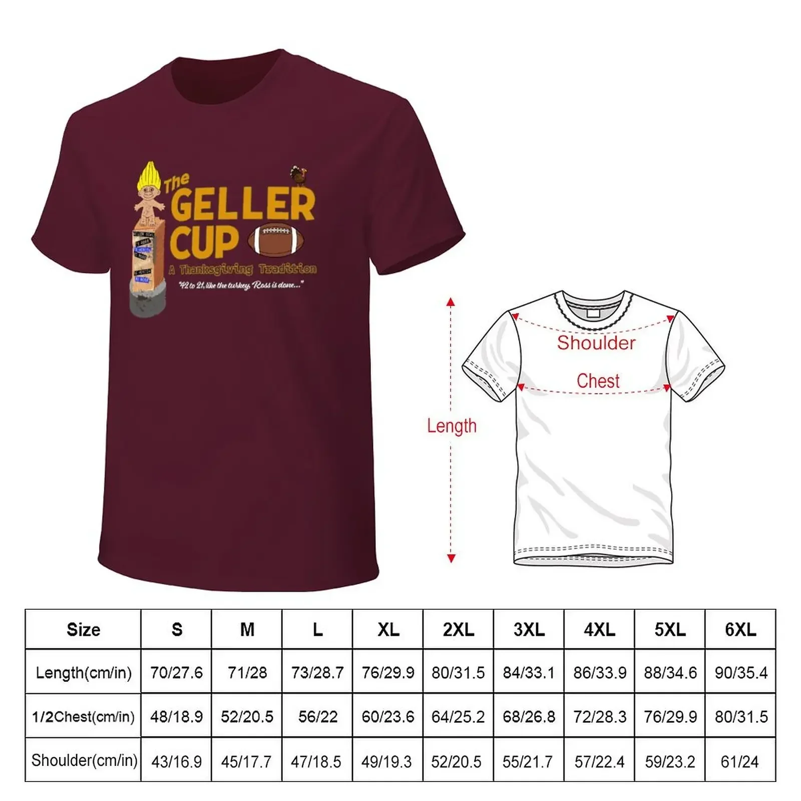 The Geller Cup T-Shirt summer tops man t shirt essential t shirt anime tshirt oversized t shirts for men