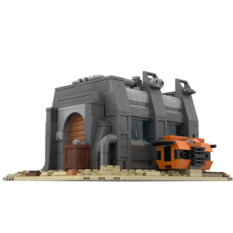 Star Movies Model MOC Building Bricks First War Base Headquarters Modular Technology Gifts Holiday Assemble Children Toys Suit