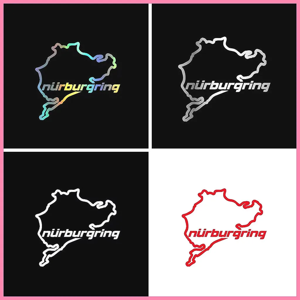 

Nurburgring Map Decal Sticker Reflective Car Window Vinyl for Auto Decoration