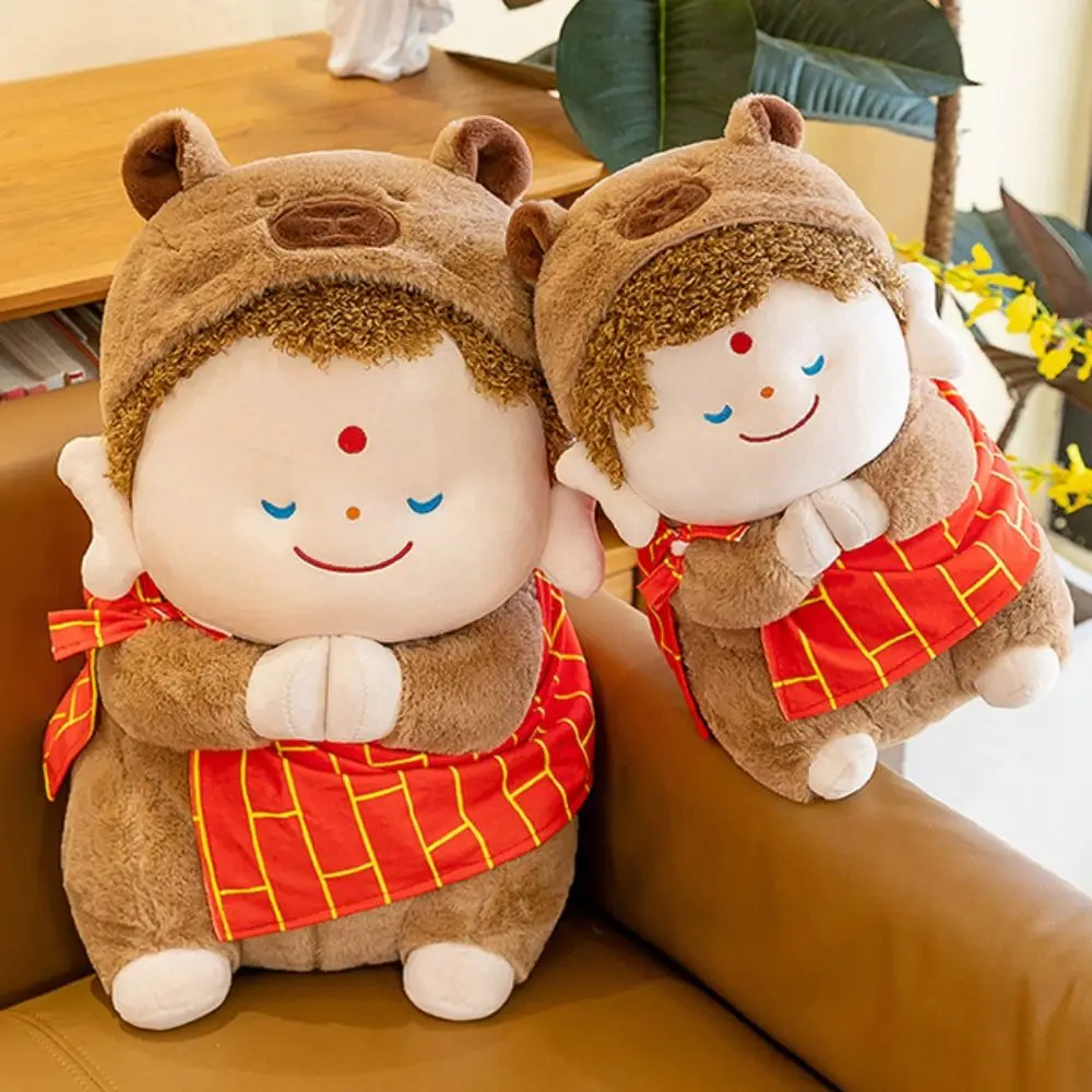 Sakyamuni Capybara Tang Monk Doll Animal Capybara Cloth Doll Capybara Lunar Old Doll God of Wealth Soft Capybara Plush Toy