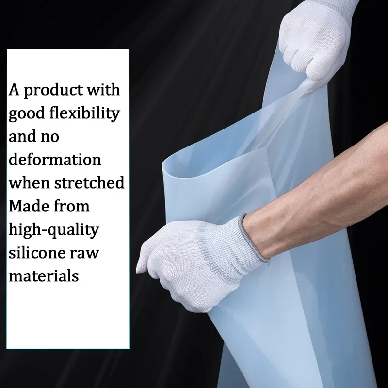 

50x50mm to 800x800mm Silicone Sheet Gasket, High Temp Resistant Washer Seal Pad, Industrial Sealing Shim, Multiple Thickness