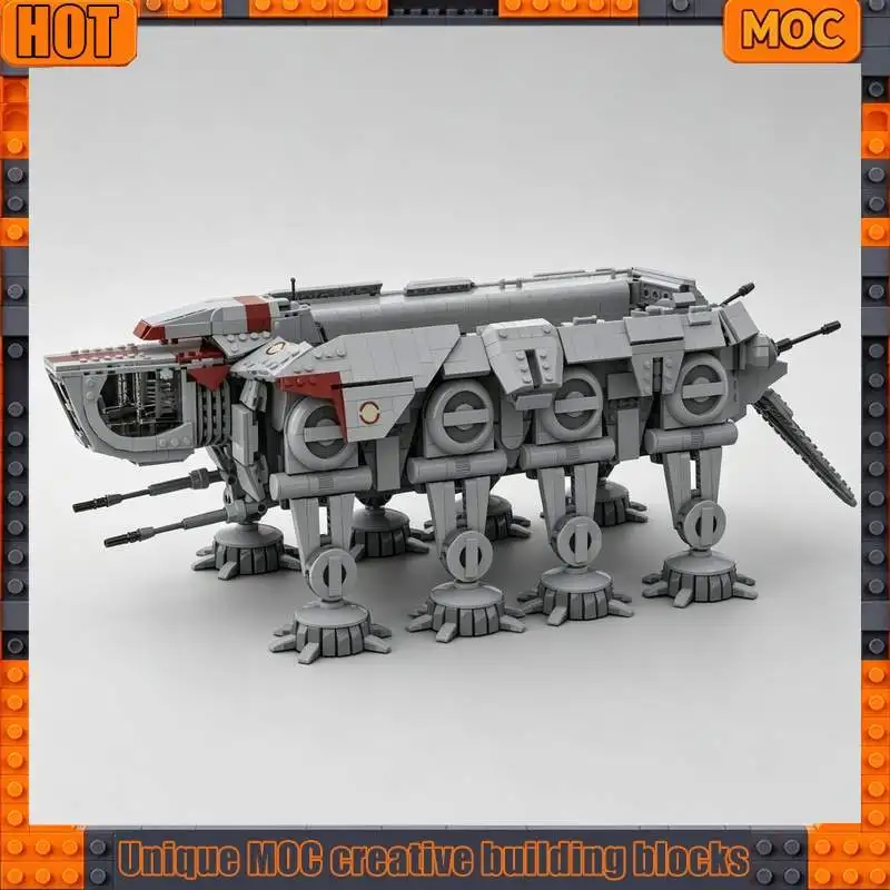 NEW 3432PCS MOC All Terrain Open Transport Heavy Walker Space Battle Mech Model Building Blocks DIY Creative Assembly Toy Gift