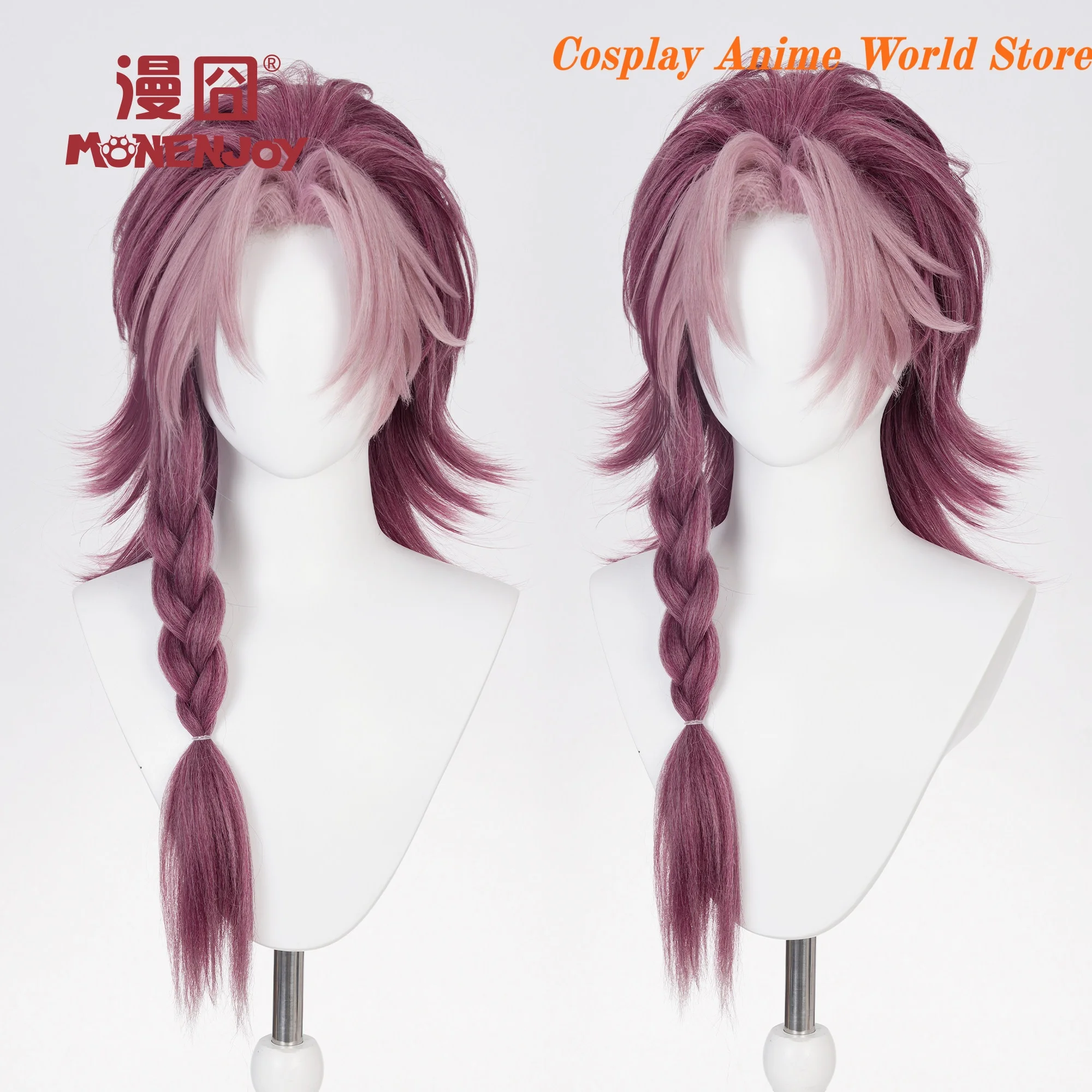 

Arknights Endfield Nefarith Cosplay Wig Purple Pink Gradient Hair for Female character mIHOYO Halloween Party prop In Stock