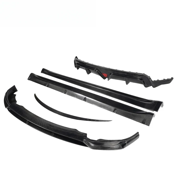 

Langyu Car Modification Part Front Lip Carbon Fiber Body Kit Side Skirts Rear Diffuser for Model Y 2019+ Bodykit