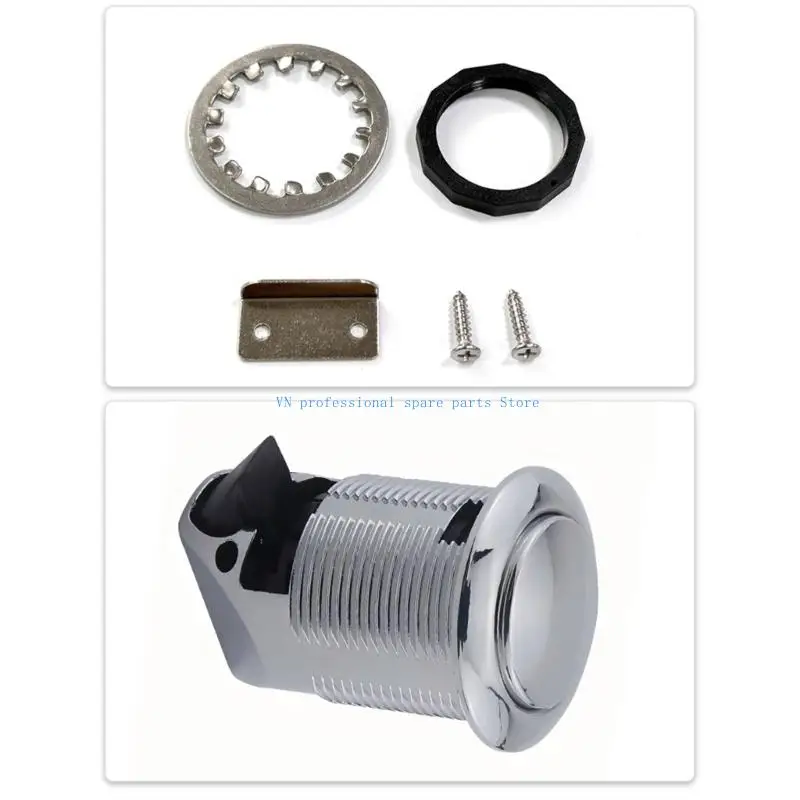 41XA RVs Interior Hardware Button Activated Latches Secure Closure For Campers Replacement Push Button Latches Easy Installation