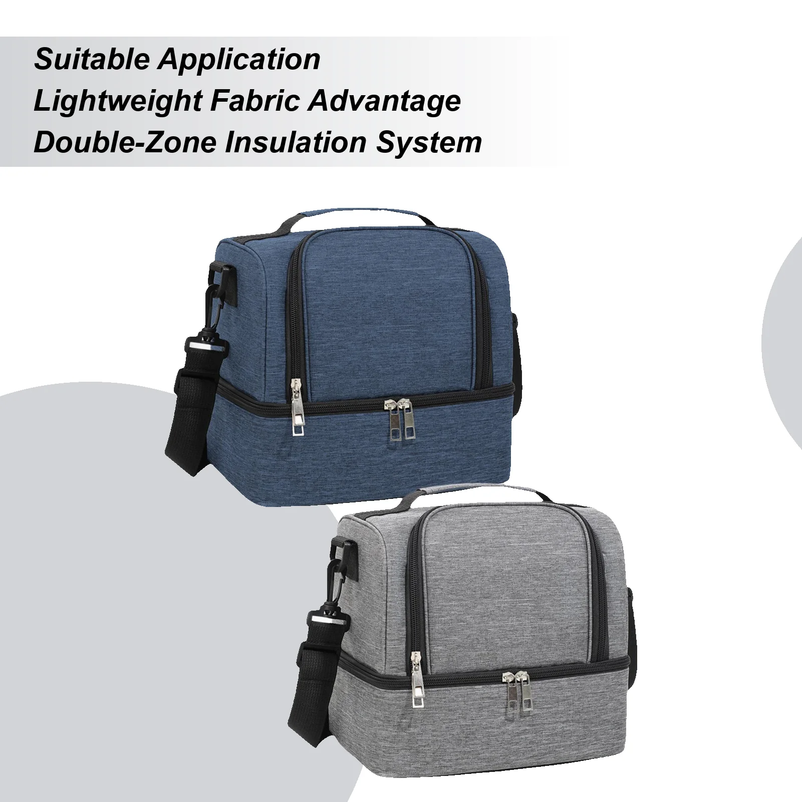 

Insulated Cooler Bag Insulated Leak Proof Travel Cooler Bag Portable Pouch Waterproof Tote For Camping Work Beverage Party Drink
