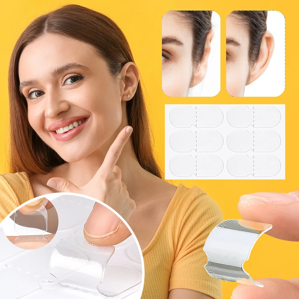 

60 Pcs Elf Ear Stickers Solves The Problem of The Big Ear Big Ear Supporters Self Adhesive Floppy Ear Corrector for Women Girls