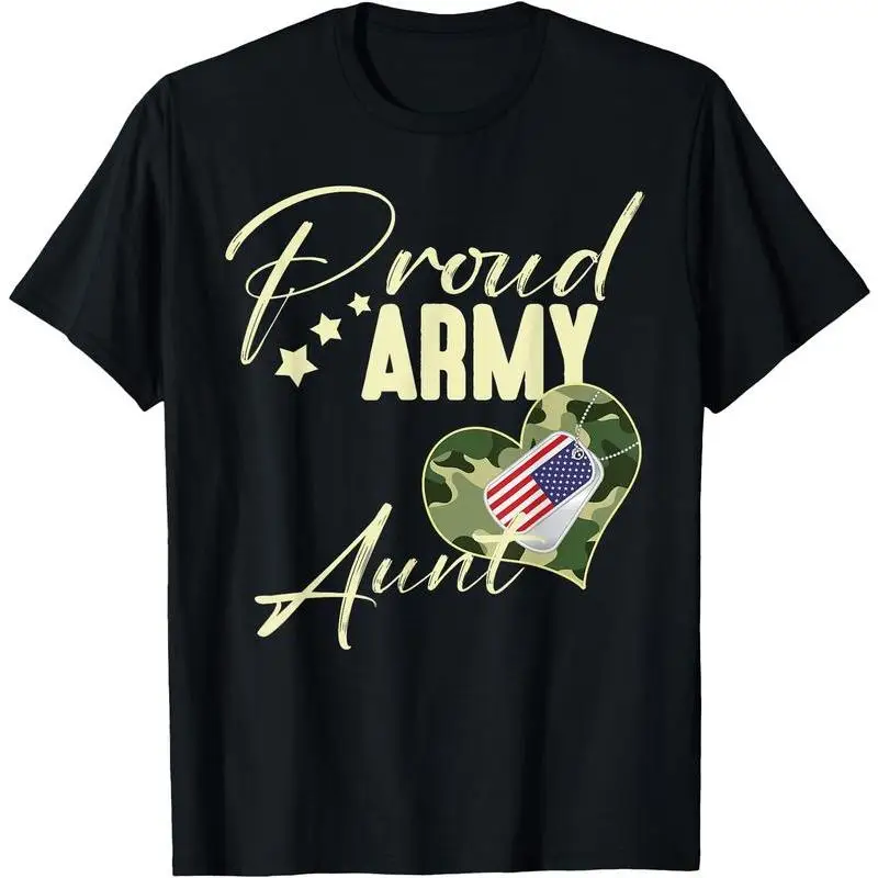 

Proud Army Camoufage Dog Tag USA American Flag T-Shirt