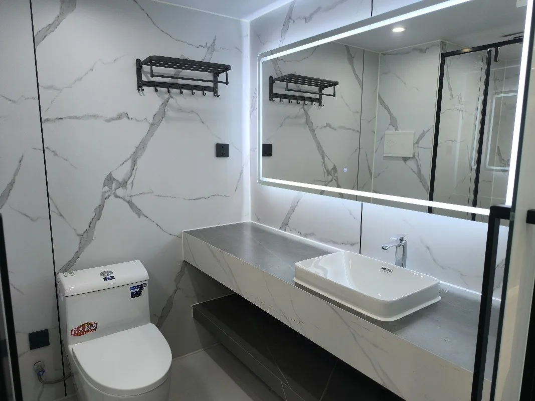 Cabina prefabricada baja prefabricada moderna totalmente renovada para villa de vida móvil, hotel