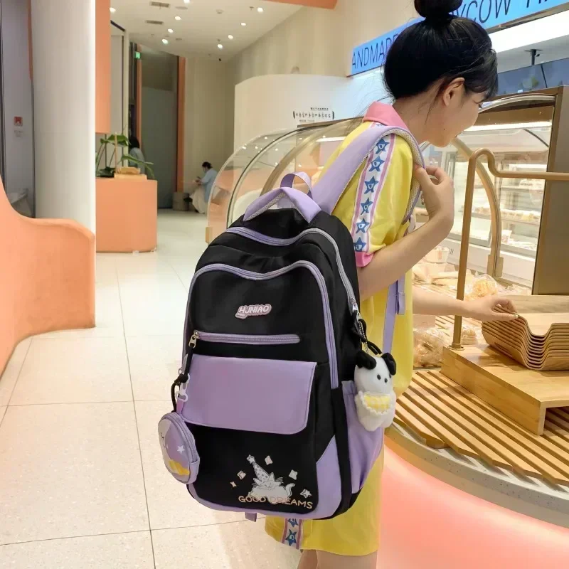 Mochila ligera y bonita para estudiantes japoneses, nueva mochila a la moda y dulce, 2024