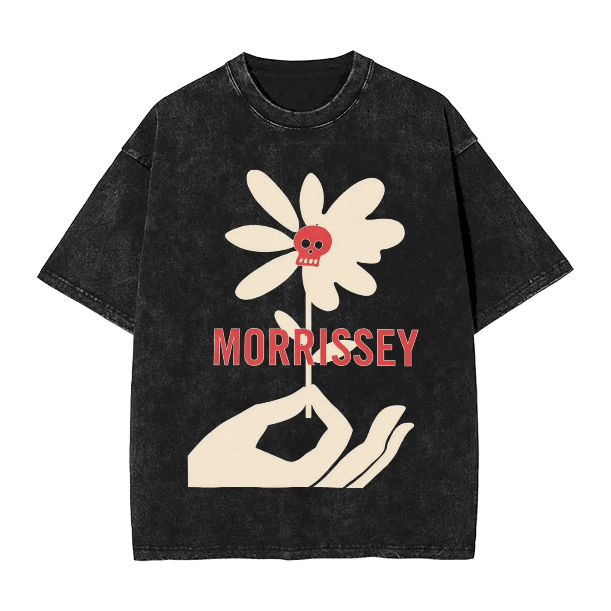 

Morrissey Tour 2025 T Shirts for Men Cotton Amazing T-Shirt Round Collar The Smiths Tee Shirt Short Sleeve Tops Plus Size