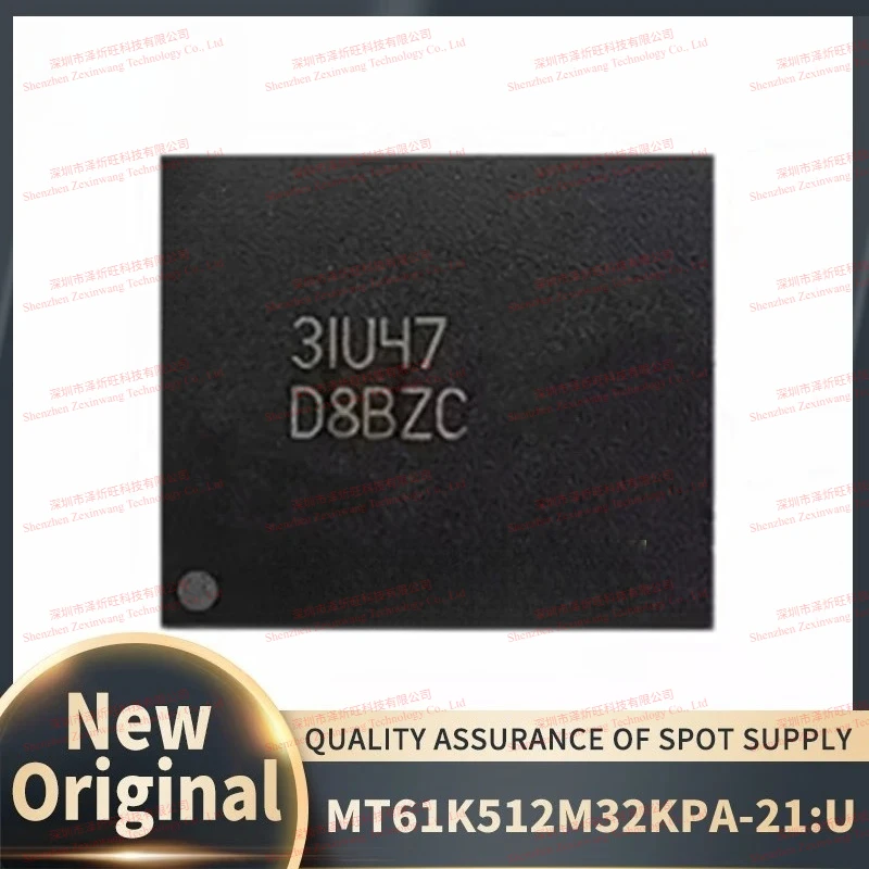 (1Pcs/Lot) 100% New Original D8BZC MT61K512M32KPA-21:U BGA Chipset