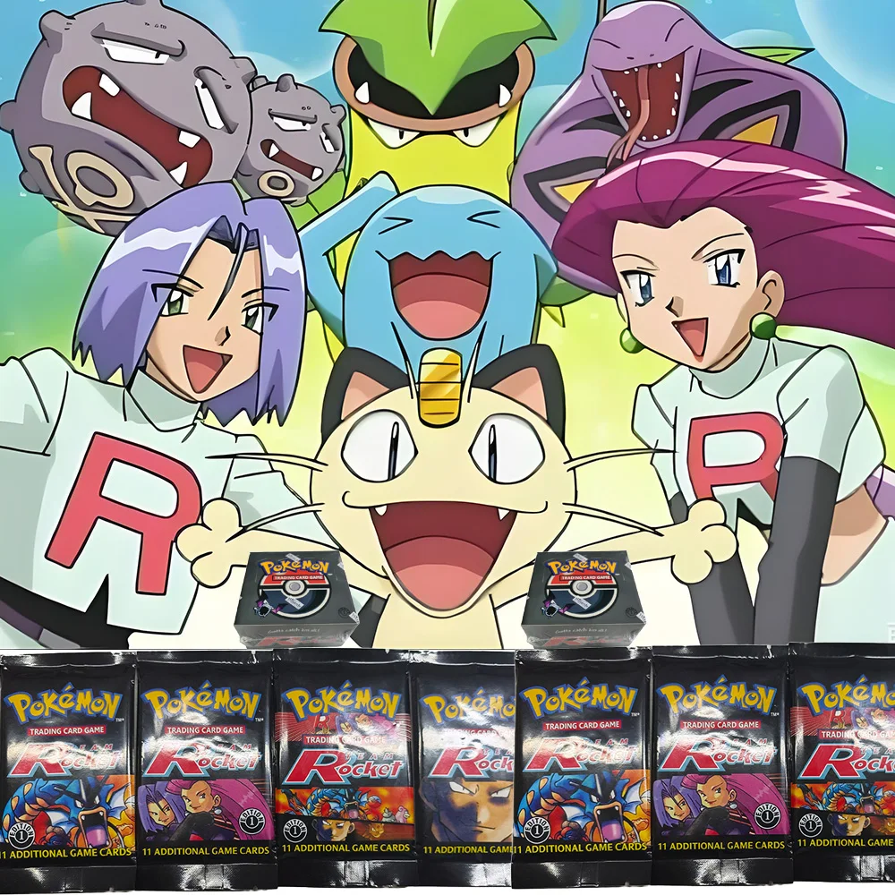 

Team Rocke Pokemon Прокси-карты Weezing Jolteon Ekans Giovanni Butch Cassidy Lt. Surge Meowth Latias Registeel Blind Box PKM PTCG
