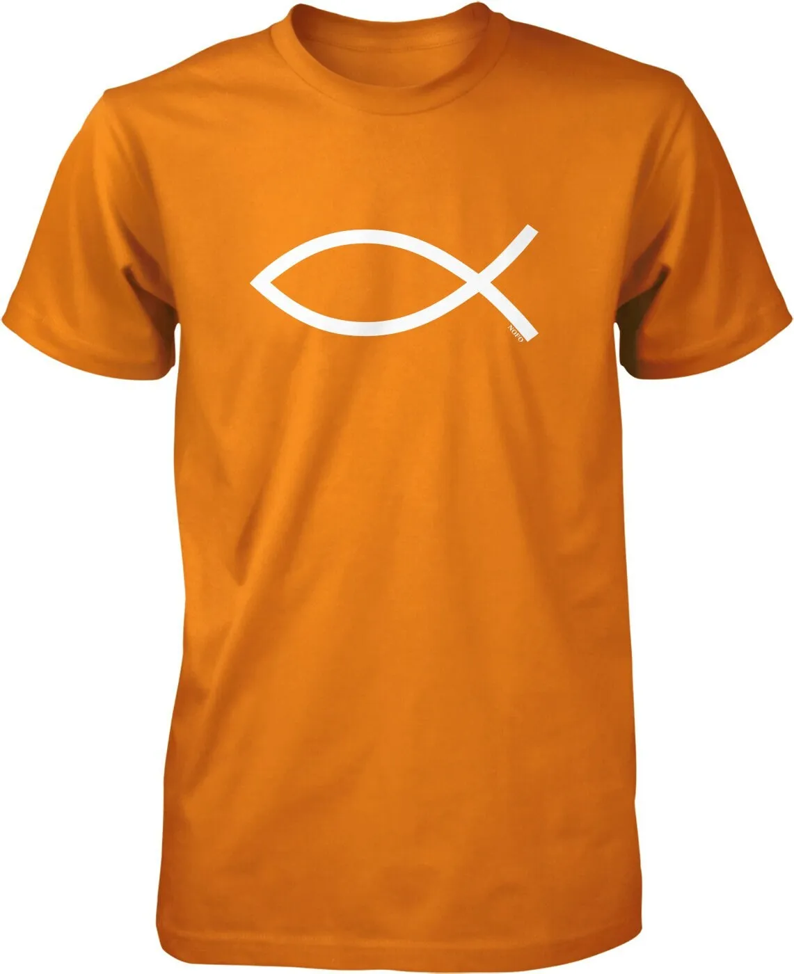 Ichthys Ichthus Christian Symbol Jesus Fish Men's T shirt HOOD_00690