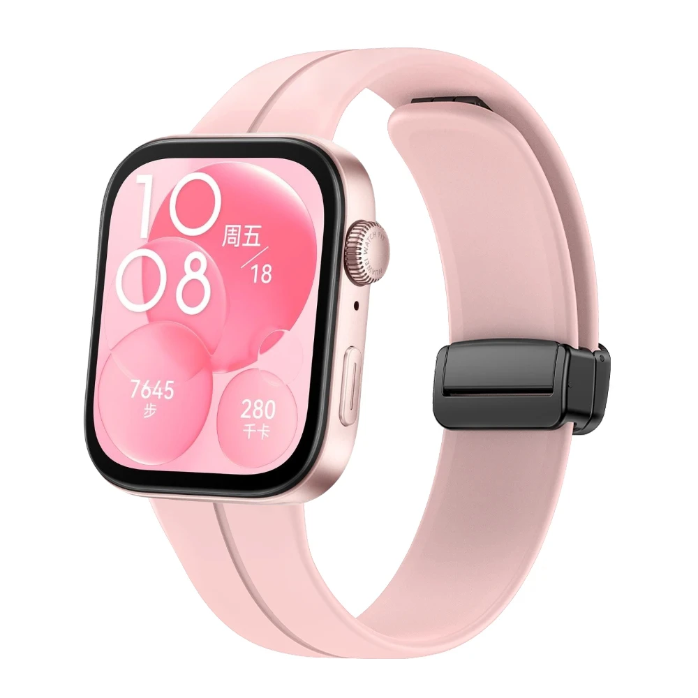 Силиконовый ремешок без зазора для Huawei Watch Fit 4, подходит 3, магнитный браслет, браслет для Huawei Watch Fit 4 Pro, аксессуары, ремень
