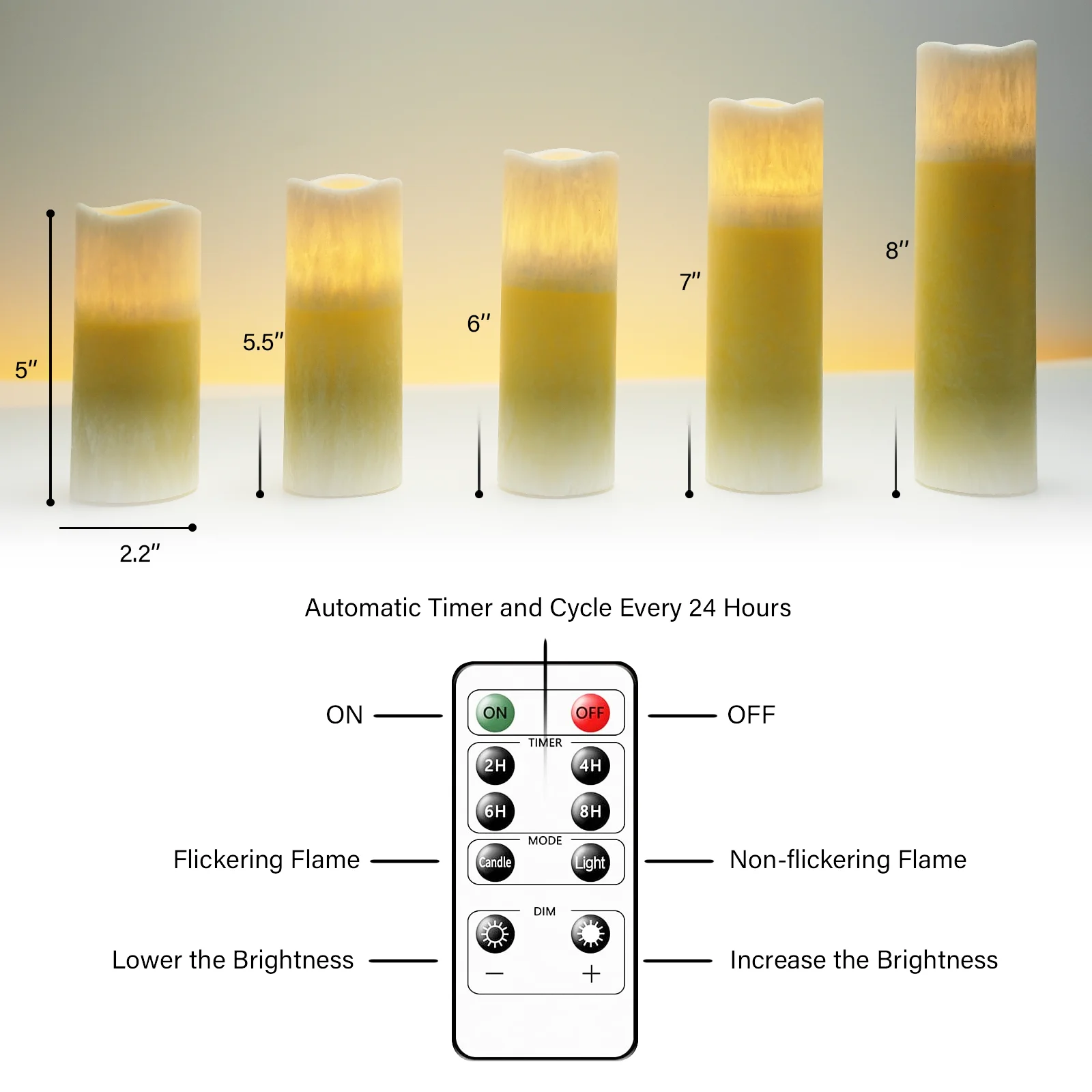 Vela LED parpadeante sin llama, lámpara de cera de parafina eléctrica para boda, fiesta, hogar, decoración de Navidad, suministros para fiestas, 5 piezas