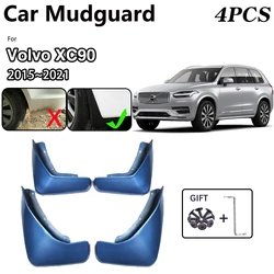 For Volvo XC90 Accessories 2015~2021 2020 2019 Car Mudguards Baking Paint MudFlap Fender Protect Mud Guards Splash Flaps Sticker
