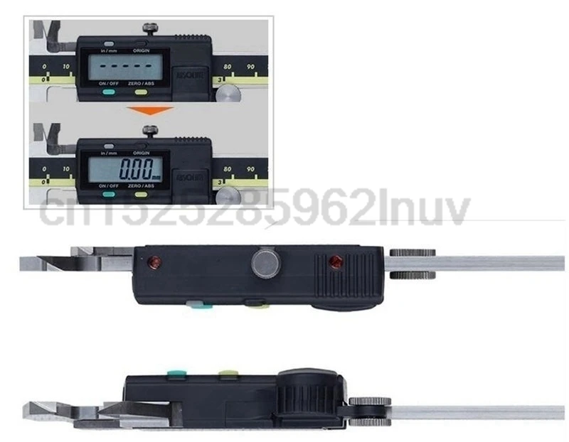 CNC cyfrowe suwmiarki noniusz 6in 8in 150mm 200mm 500-197-20 0-300mm kaliber ze stali nierdzewnej narzędzia pomiarowe