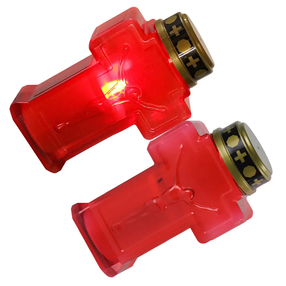 

2 шт. светодиодные электронные лампы-канделябры без пламени для домашнего декора, молитв и рождественских подарков