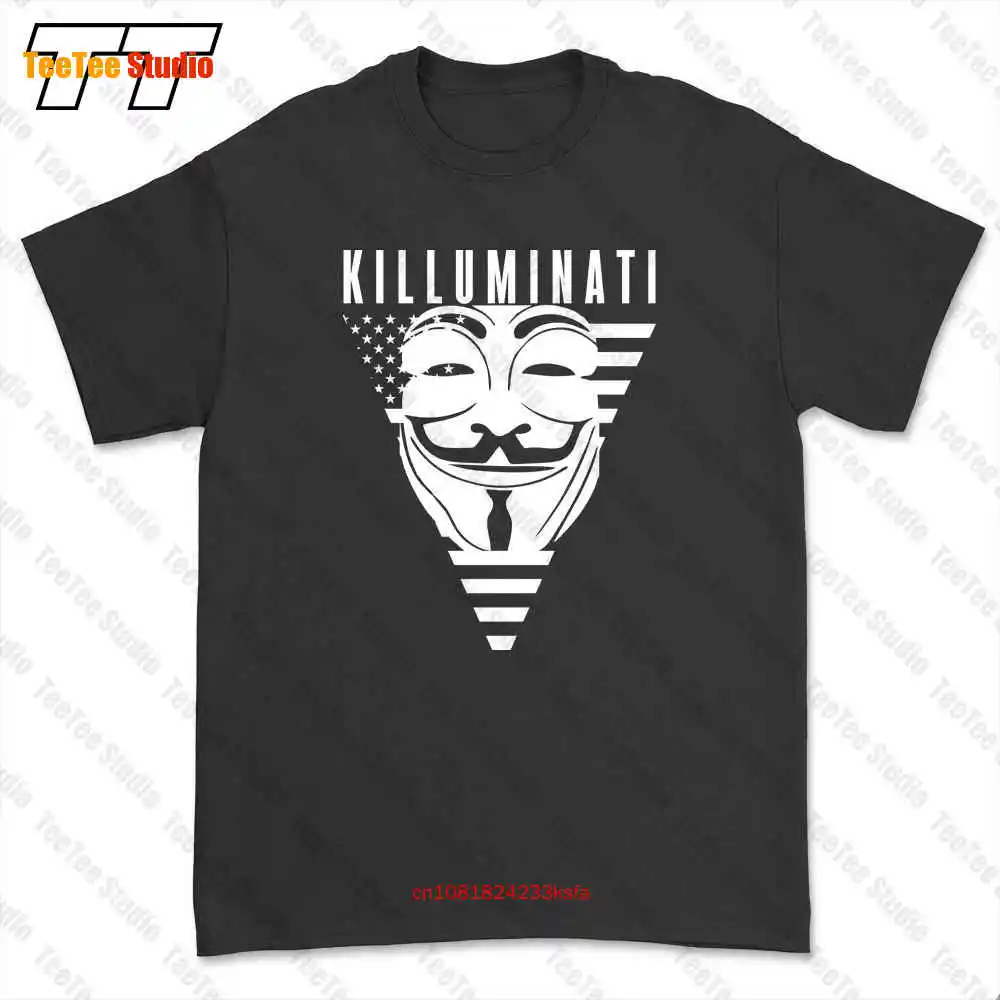 Killuminati Illuminati Anti Nwo Guy Fawkes Anonymous T-shirt Tee FQFT