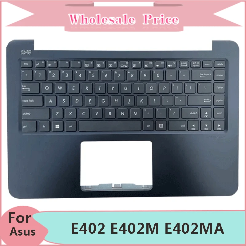 

New Original For Asus E402 E402M E402MA E402N E402SA E402S Laptop Palmrest Case Keyboard US English Version Upper Cover