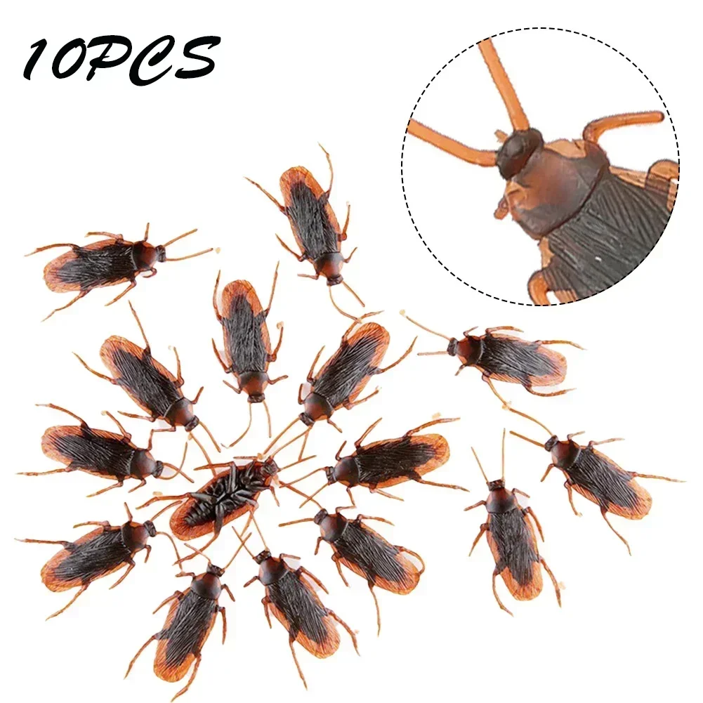 Special Lifelike Model Simulation Fake Rubber Cock Cockroach Roach Bug Roaches Toy Prank Funny Trick Joke Toys April Fools Prank