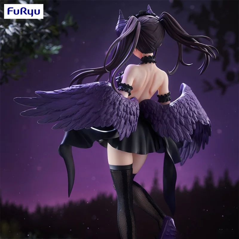 

【100%original】FURYU Date A Live V - Tokisaki Kurumi - BiCute Dark H=23CM Collection Series Model Cartoon Character Gifts Toys
