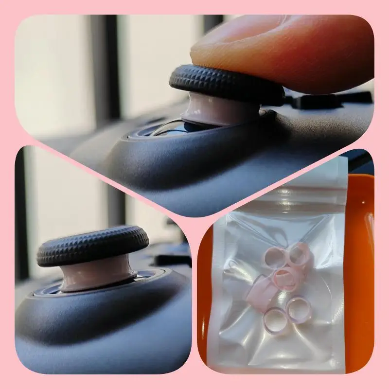 Rubber Rocker Ring para Steam Deck, Anel protetor para Rog Ally, PS5, PS4, Switch Pro, Acessórios de proteção
