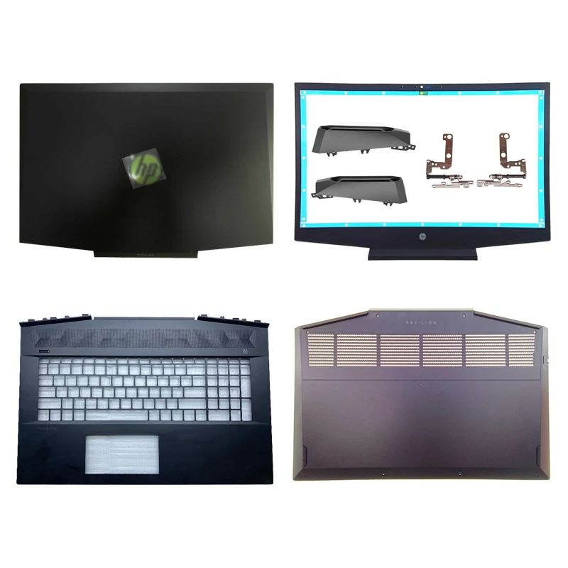 

For HP Pavilion Gaming 17-CD TPN-C142 L56890-001 L56889-001 Laptop LCD Back Cover/Front Bezel/Hinges Cover/Palmrest/Bottom Case