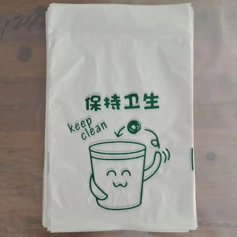 Creative Cute Sticky Desk Trash Bag Disposable White Self-Adhesive Cleaning Bag for Elementary School Students Car Use