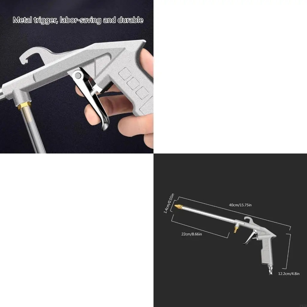 

P82E Air Blow Guns Aluminum Nozzle Pneumatic Air Compressors Tool