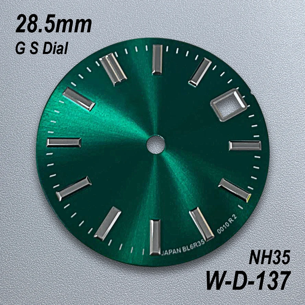 28.5mm/31mm/33mm G S Logo GMT Dial Sunburst/Matte For NH34/NH35/MH36 Movement High Quality Watch Modification Accessories
