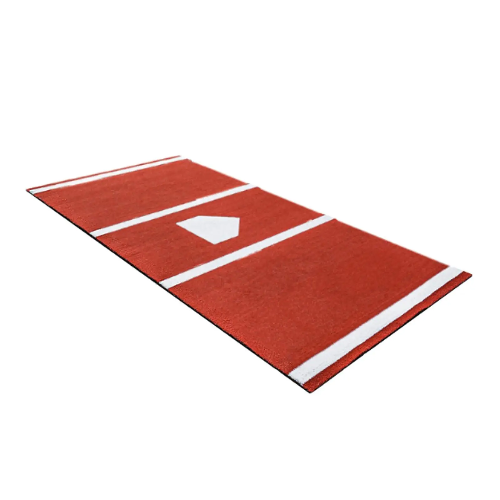 Softball Hitting Pad Batting Mat Durable Turf Training Aid for Indoor Outdoor Baseball Batting Cages