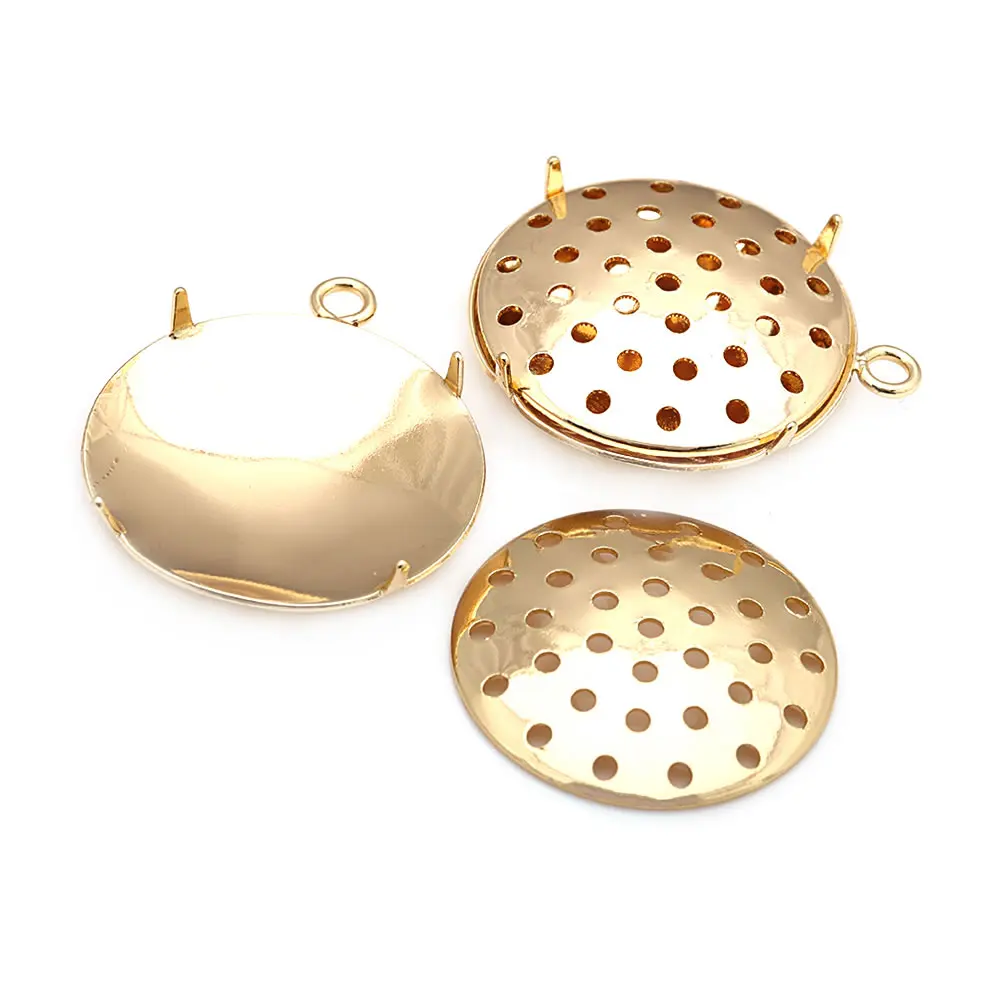 12MM 16MM 20MM Round Combinable Charms Pendants High Quality Diy Accessories Jewellery Making Materials Rosediy official-website