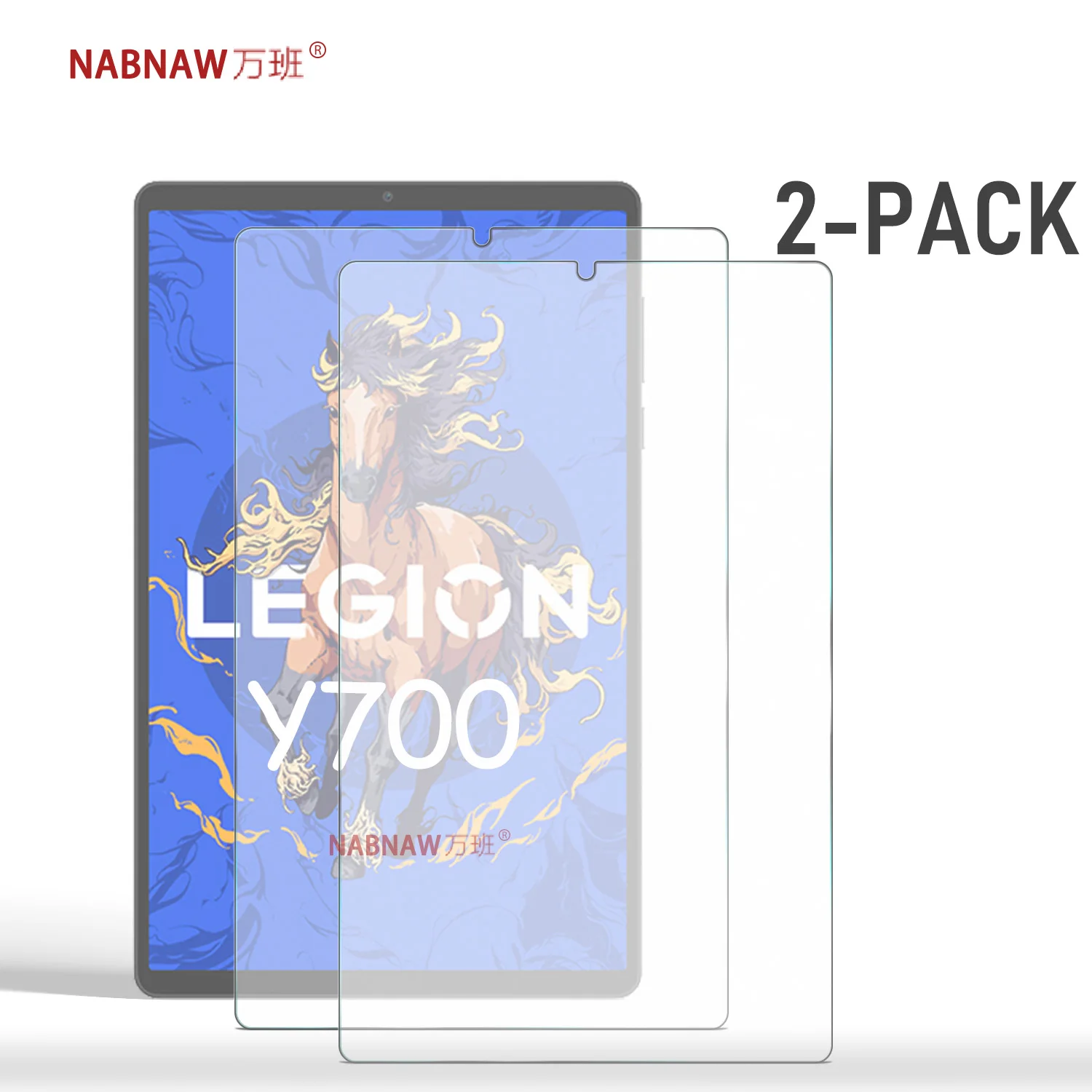 

For Lenovo Legion Y700 Gen 5 Clear Tempered Glass Screen Protector On Legion Y700-2025 2023 Y700gen4 Scratch-Proof Film 2-Pieces