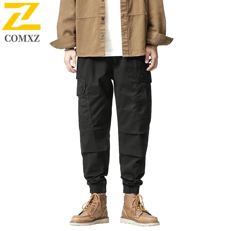 2025 New Cargo Pants Retro Relaxed Fit Outdoor Training Jogger Trousers Versatile Fashion Lightweight Wear Resistant Sweatpants