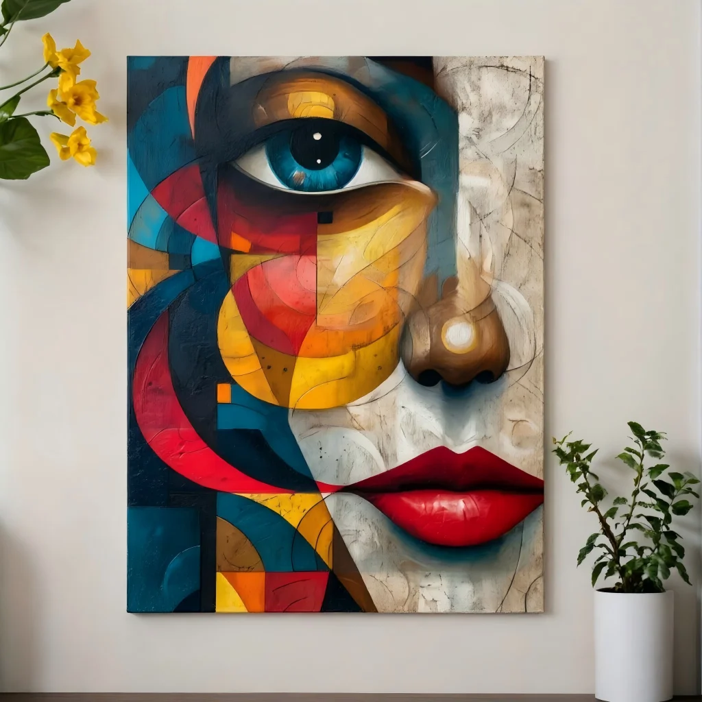 Monet Woman with Parasol, Abstract Face & Cute Girl Knitting Jigsaw Puzzle 500/1000/1200/2000pcs - Art Lover Gift & Home Decor
