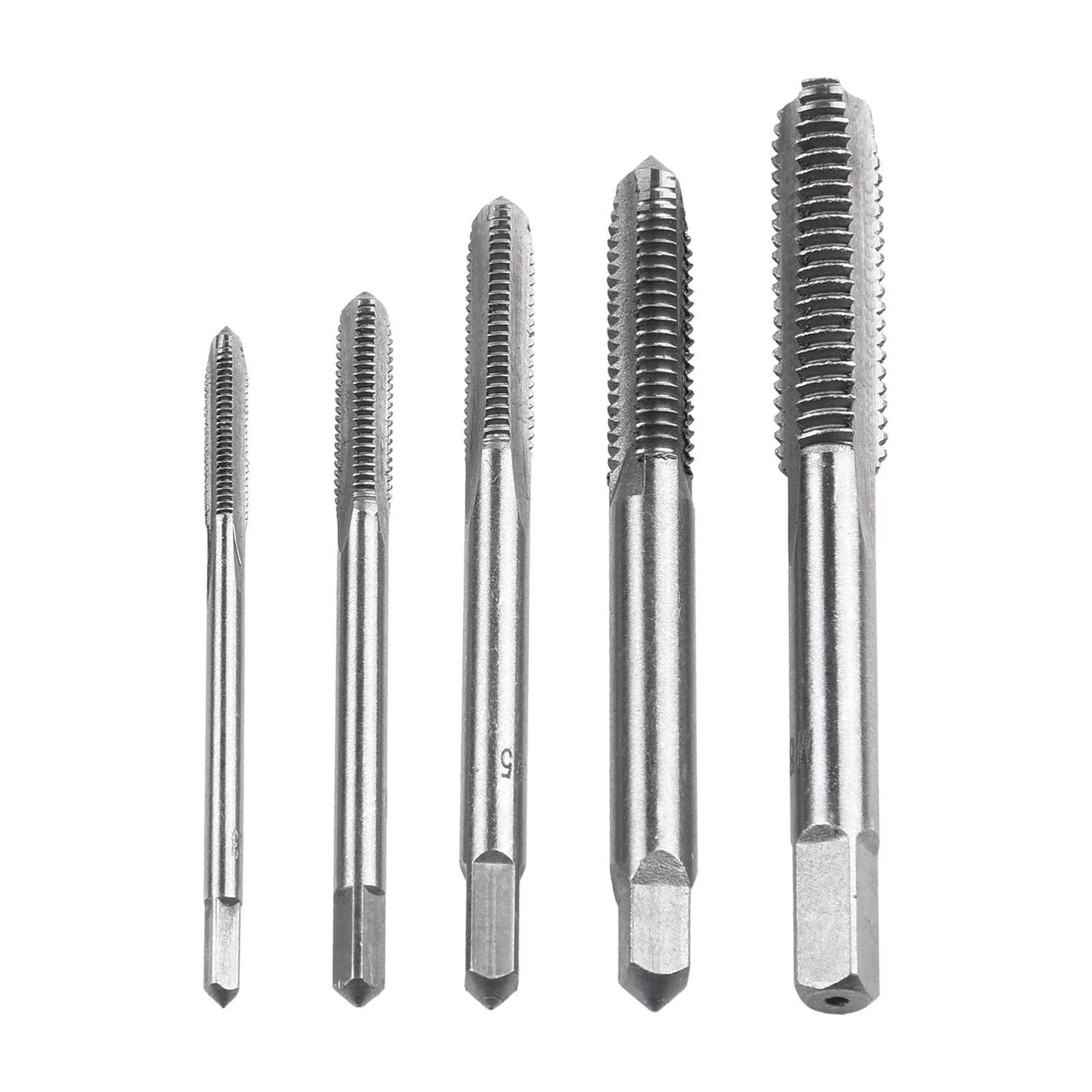 7 sztuk M3-M8 prawe łożysko kulkowe stalowe przemysłowe HSS metryczne wtyczka stożkowa zestaw gwintowników prawe wiertła do gwintowania gwintów