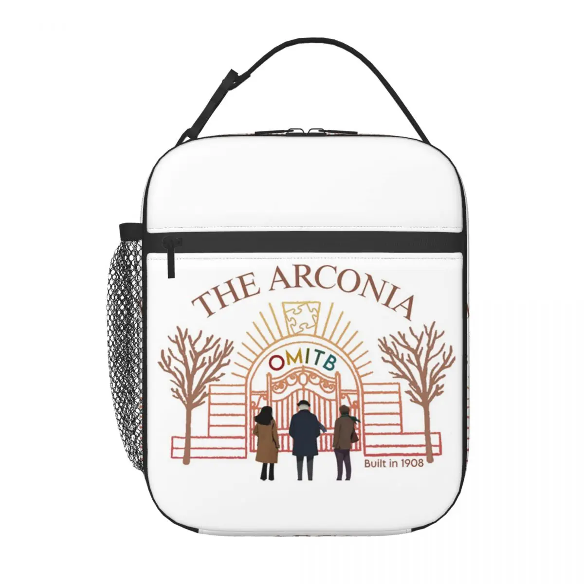 The Arconia Only Murders In The Building 1908 Insulated Lunch Bag for Women Kids Leakproof Food Boxes Thermal Lunch Box Tote