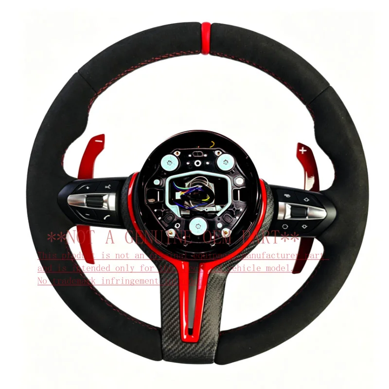 For Bmw Red Label Carbon Fiber Sport Steering Wheel 4 Series F32 F33 F36 2013 2020 ZC M3 P 001 Horn Cover Horn Shell