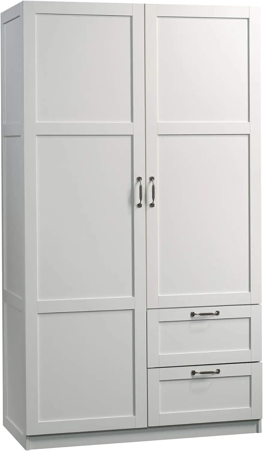 

Miscellaneous Wardrobe/Storage Pantry Cabinet, L: 40.0"" X W: 19.45"" X H: 71.1"", Soft White