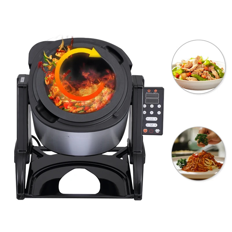 Drum Type Automatic Smart Robot Cooking macShine Fried Rice Cooker Professional Stir Fryer Cooker