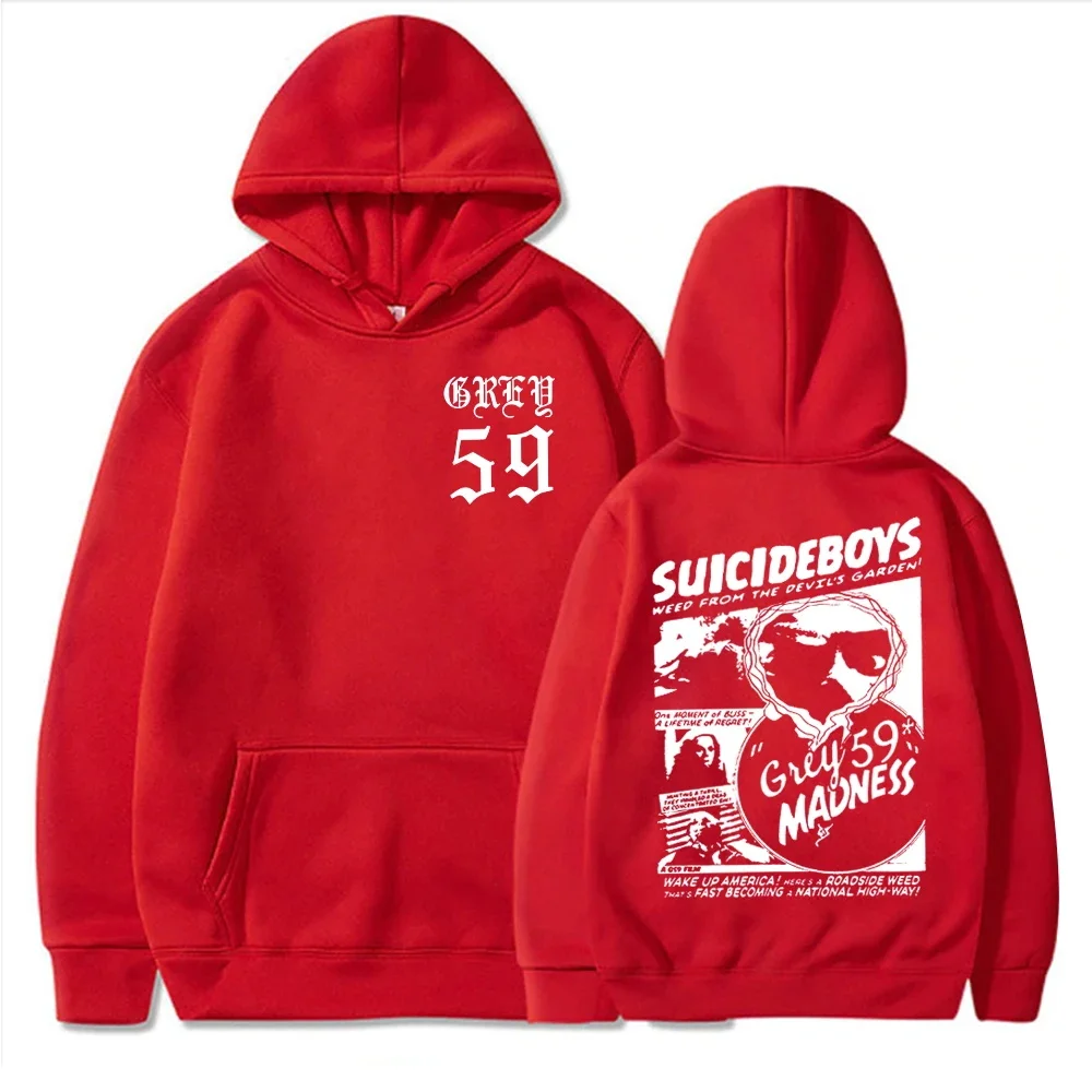 

Suicideboys G59 Hoodie Men's and Women's Unisex Muisc Hip Hop Y2K Style Printed Streetwear Long Sleeve Loose Fleece Sweatshirt T