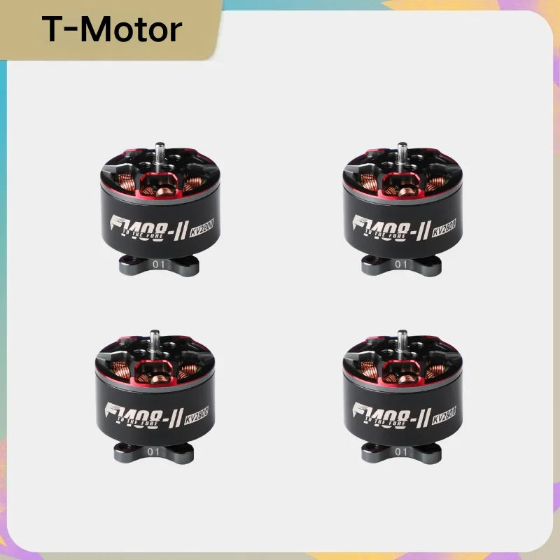 

T-Motor F1408 II Brushless Motor 2800KV 3850KV 3-6S Super Power Light for FPV 3-4inch Cinewhoop Drone